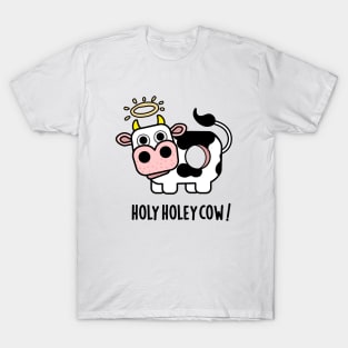 Holy Holey Cow Cute Animal Pun T-Shirt